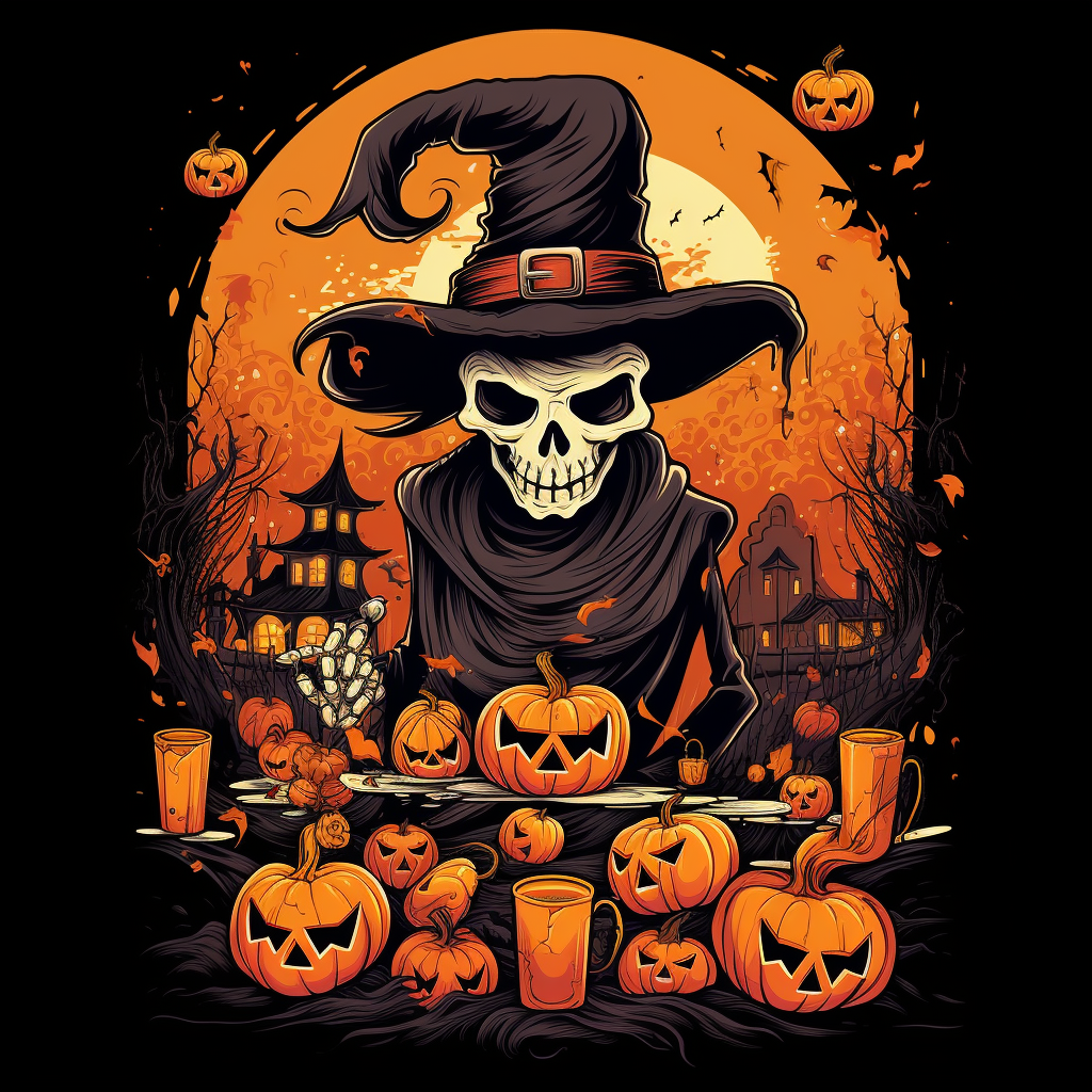 Halloween Party T-Shirt Design