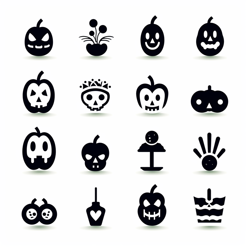 Creepy Halloween Theme Pattern