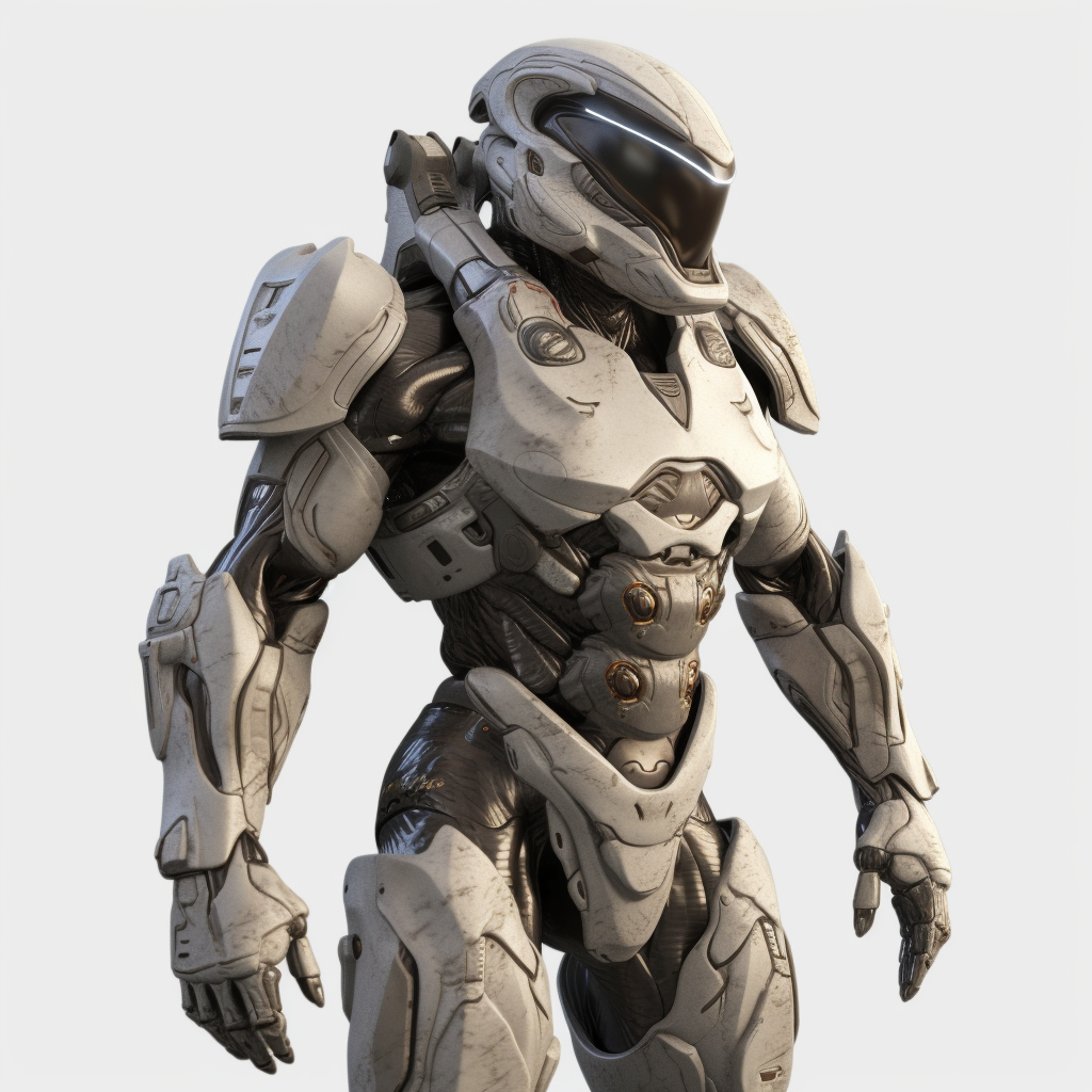 Halo Sangheili on Pixar style 3D 4K