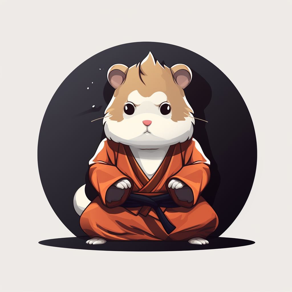 Judo Master Hamster Logo