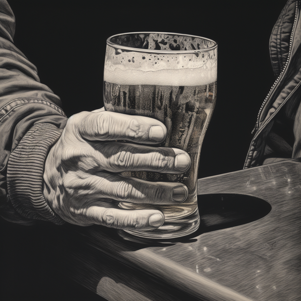 Image of Hand Holding Beer