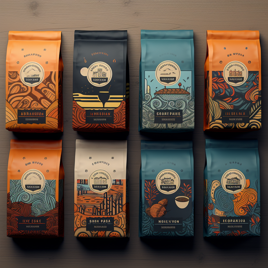 Image of handcrafted coffee package