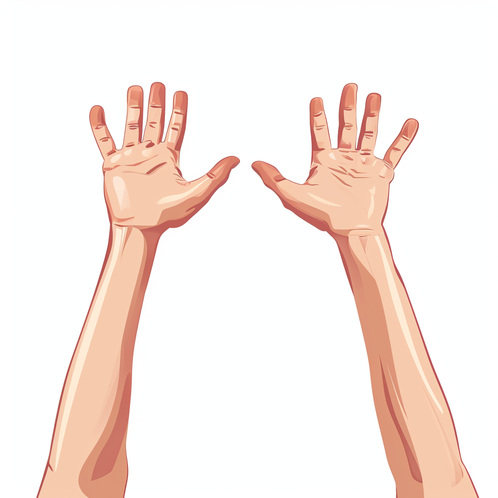 High Five Minimal Vector Illustration