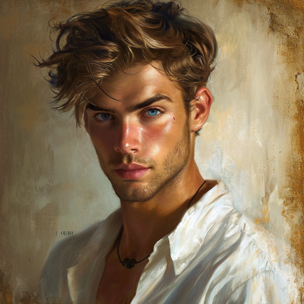 Handsome Caucasian Male Portrait