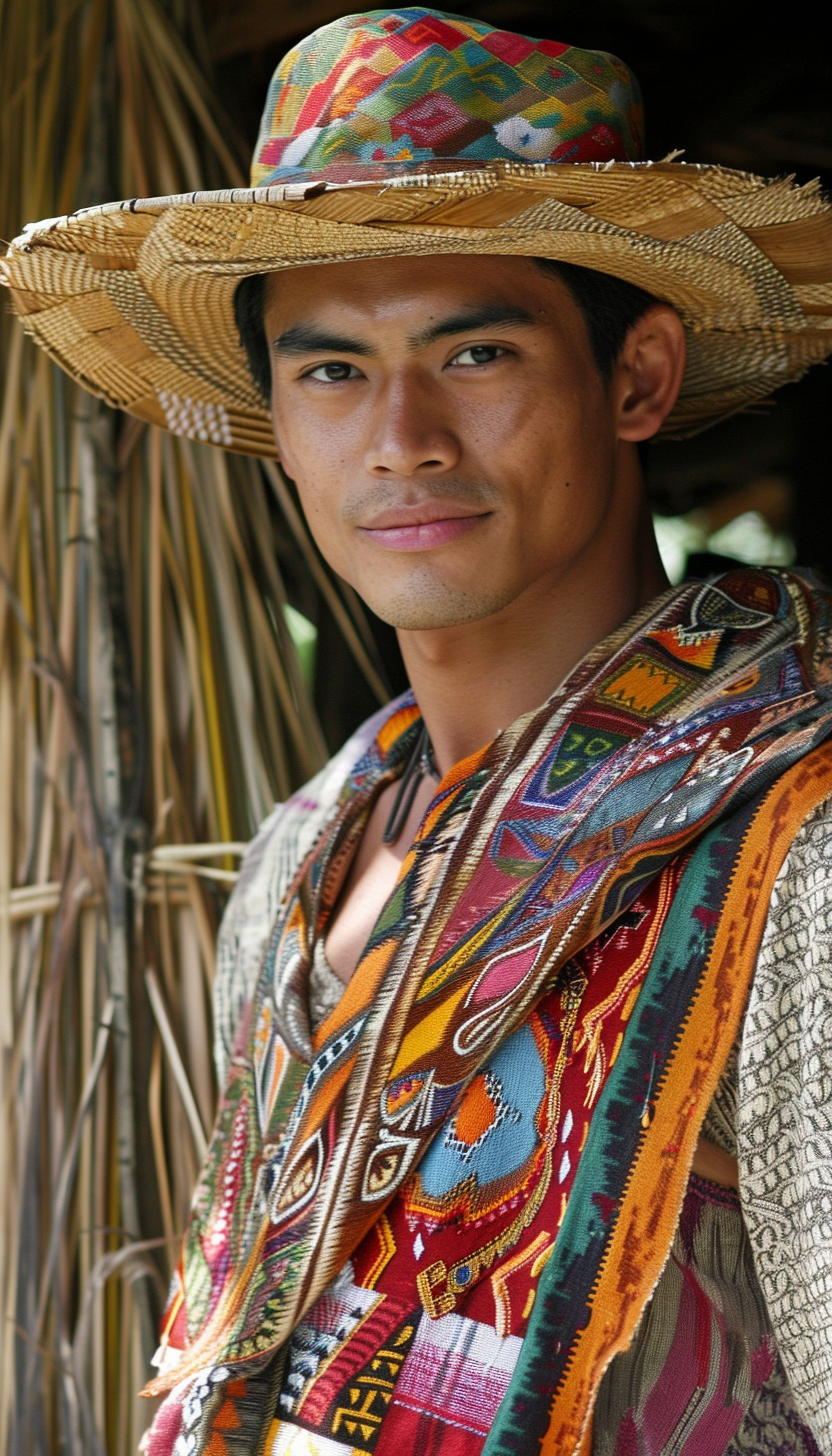 Filipino man traditional attire