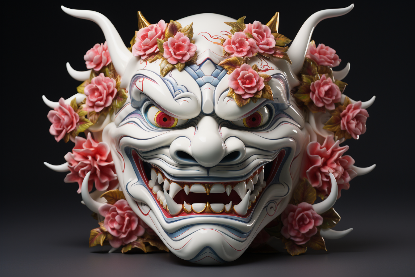 Hannya Nike Mask Design for Creative Expression