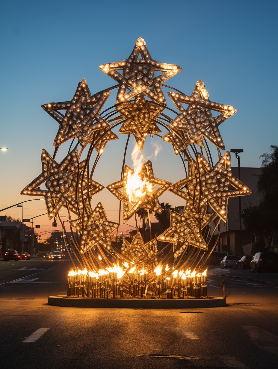 Hanukkah celebration in San Diego