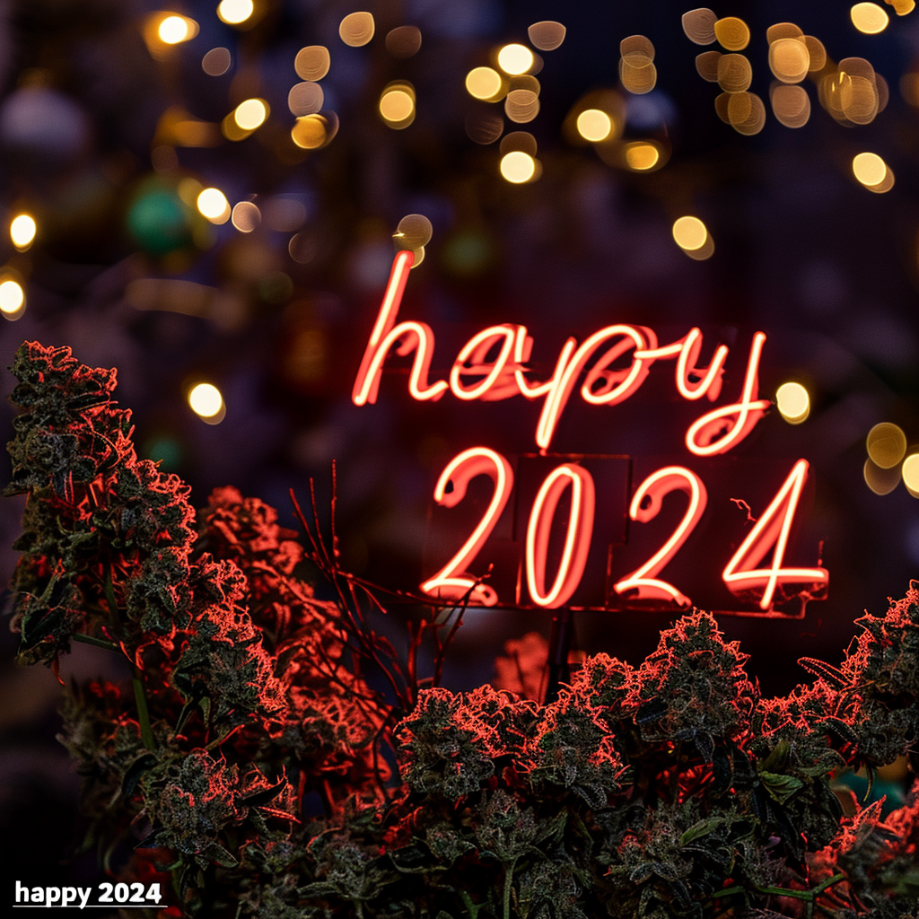 Happy 2024 with Weed