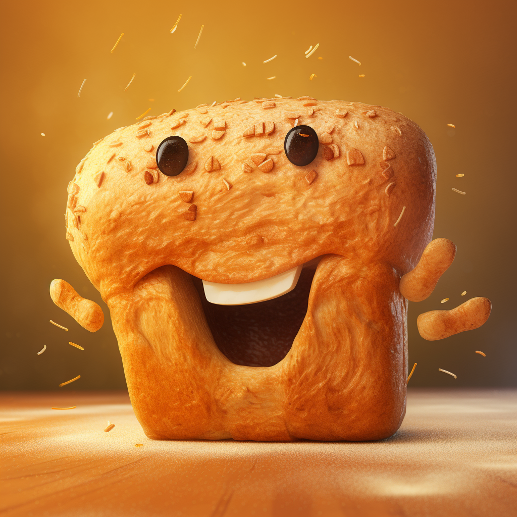 A joyful loaf of bread