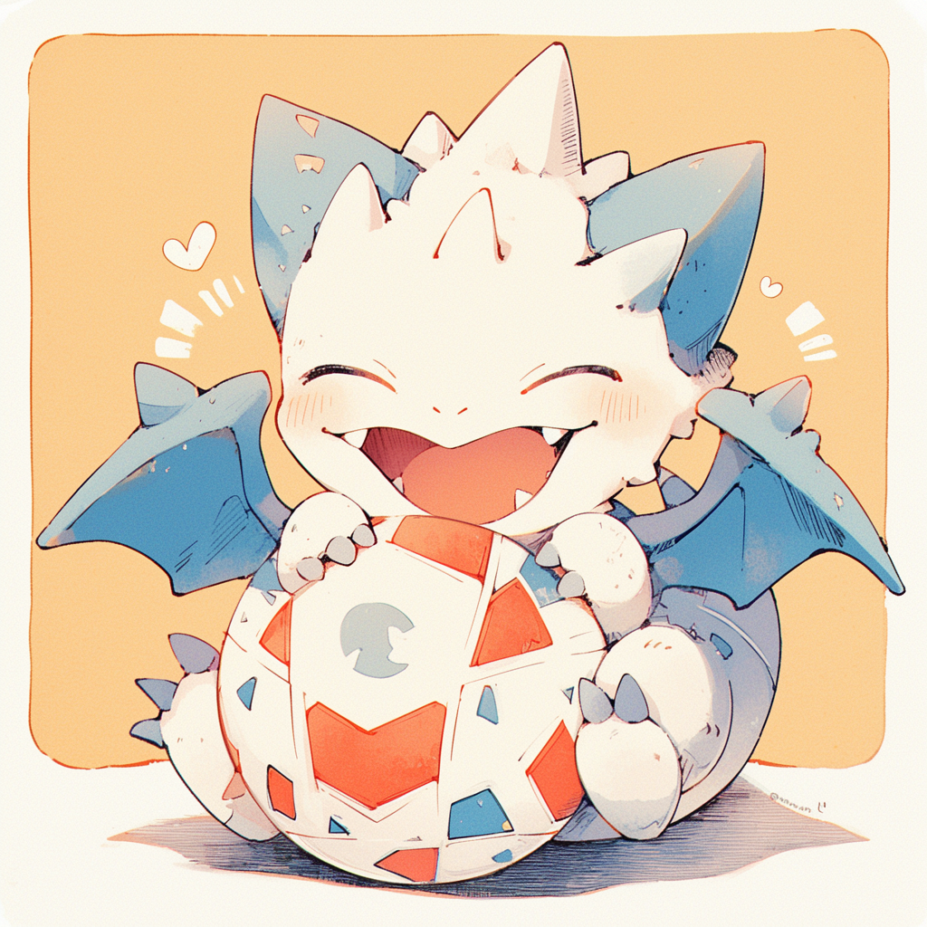 Happy Togepi Pokemon Picture