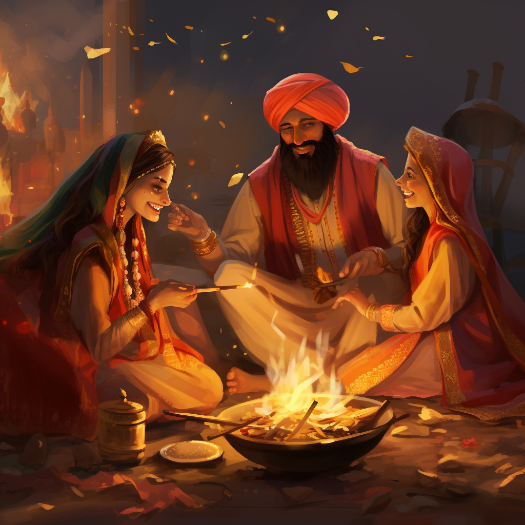 Happy Lohri Festival Pictures