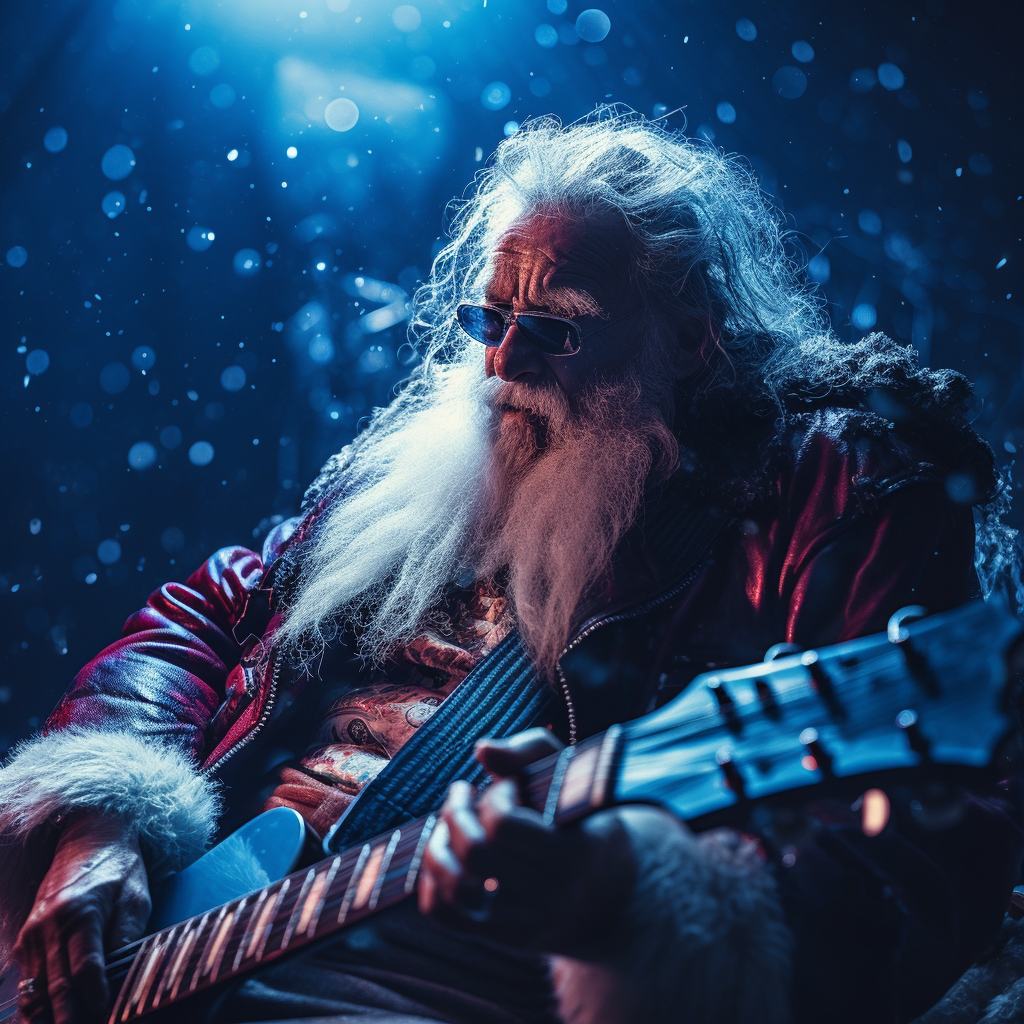 Hardrock Santa Claus Filled with Sadness