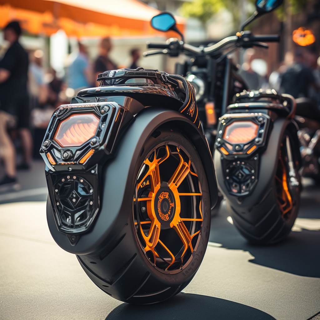 Intricate Design of Harley-Davidson Saddlebag Speakers