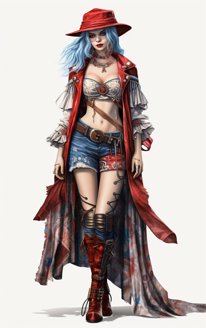 Harley Quinn Boho Fashion by Gucci