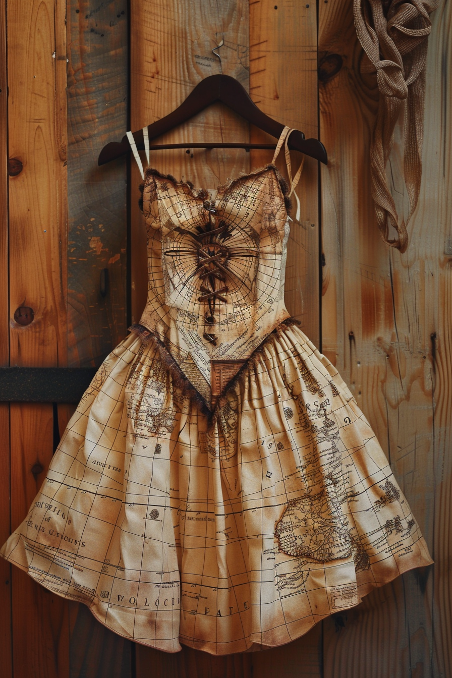 Marauders Map Inspired Summer Dress