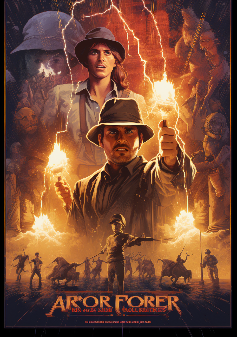 Movie poster for  Harry Potter and The Raiders of The Lost Ark