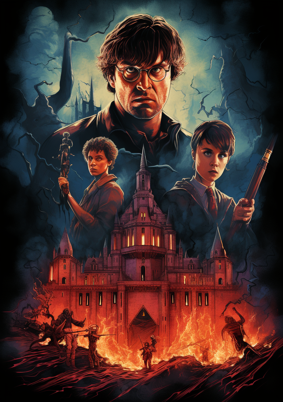 Movie poster for Harry Potter and The Temple of Doom