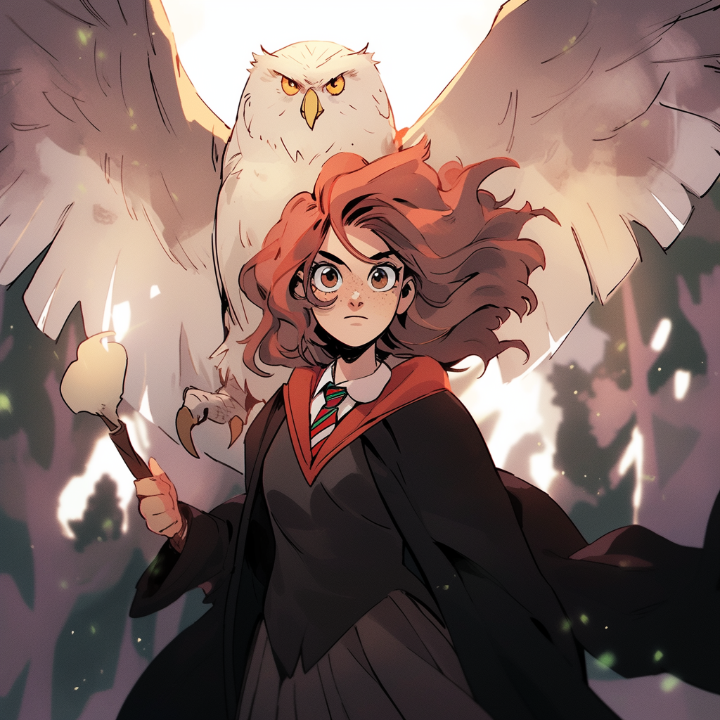 Harry Potter Hogwarts Anime Image