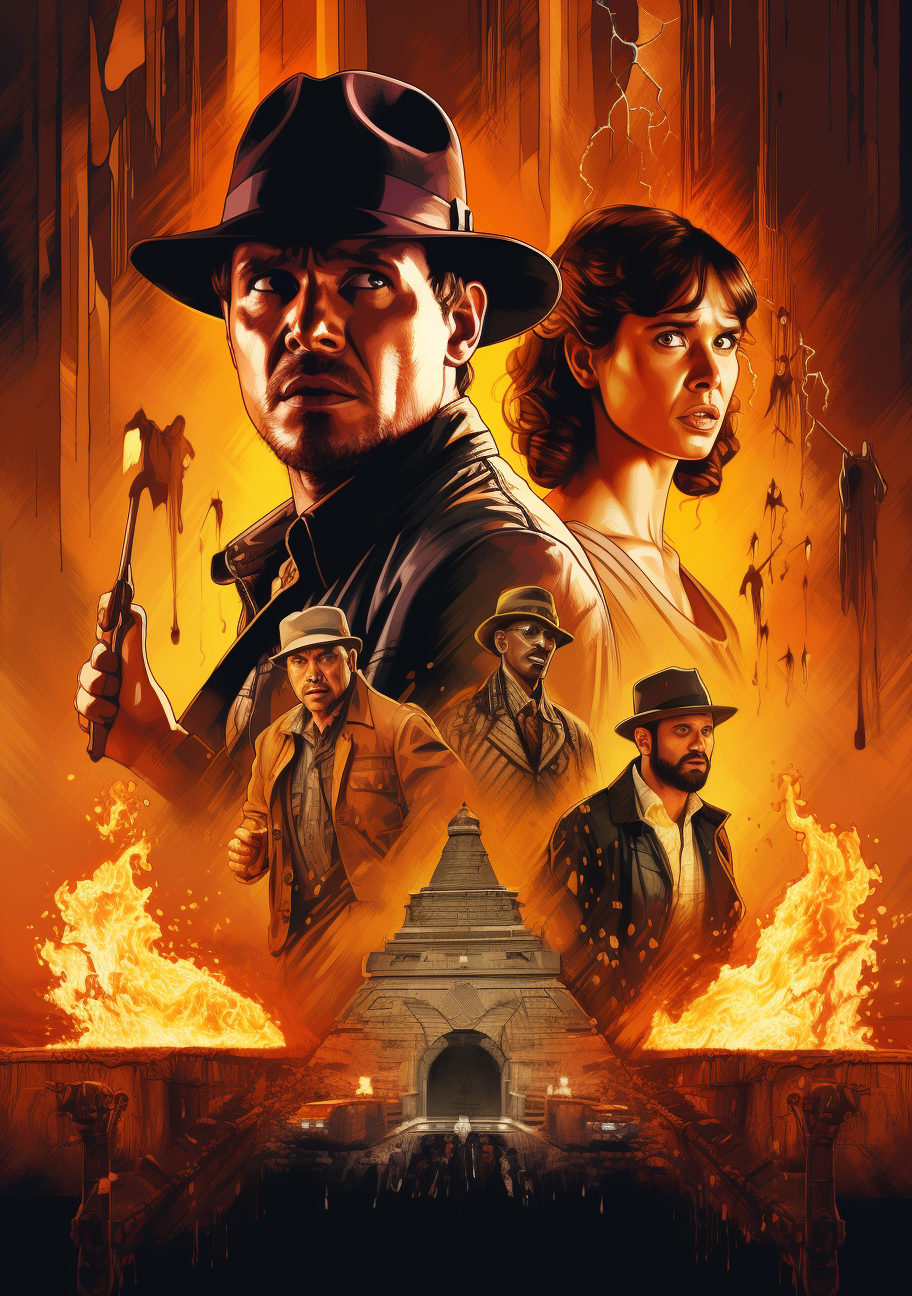 Harry Potter and The Raiders of The Lost Ark movie poster mashup