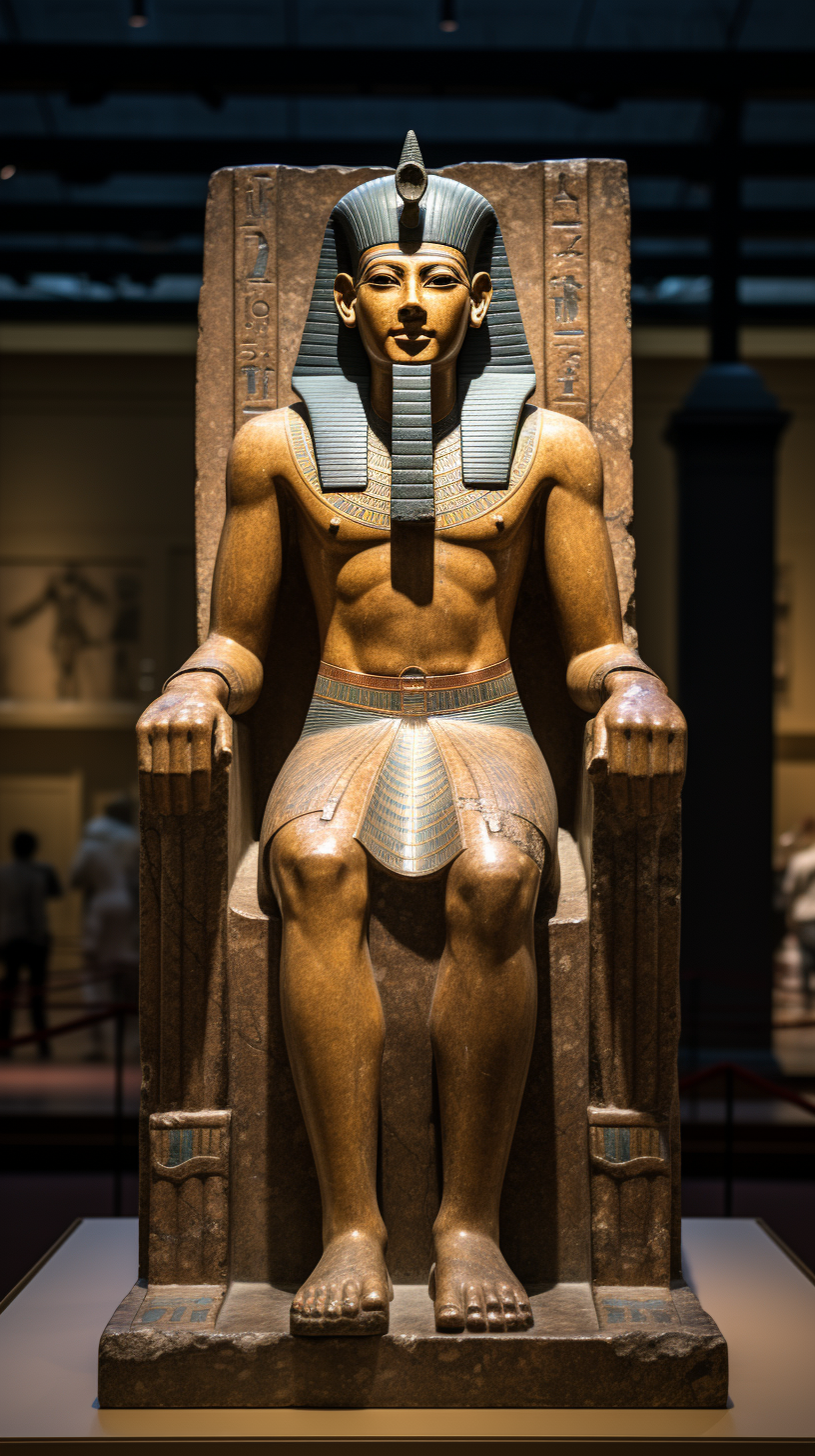 Hatshepsut taking the Egyptian throne realistically