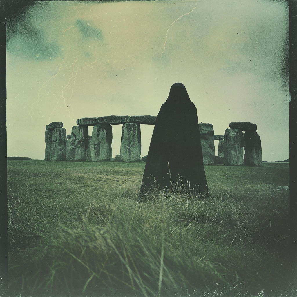 Mysterious figure at Stonehenge