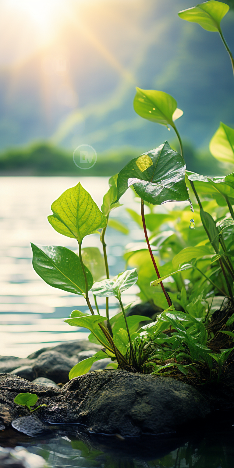 Serene Hawaiian Zen with Bokeh