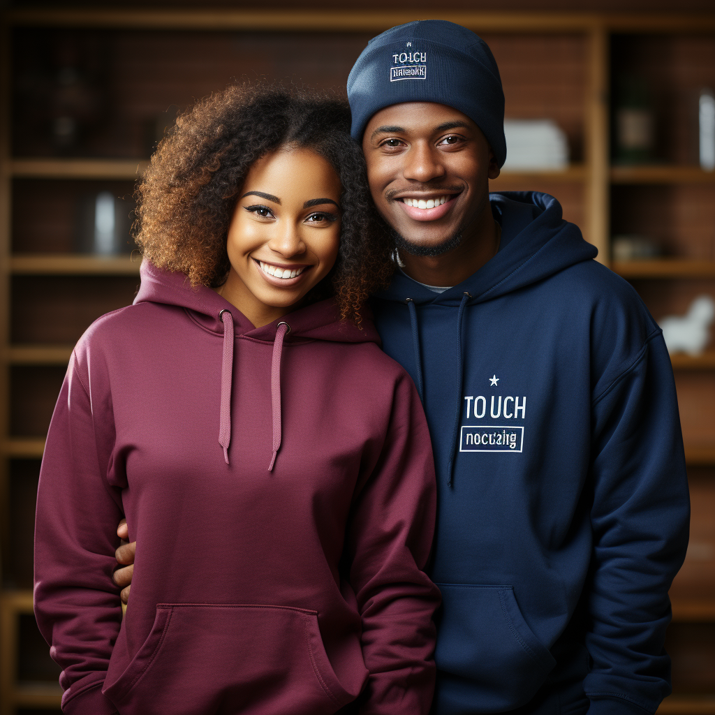 HBCU students in school apparel mockup