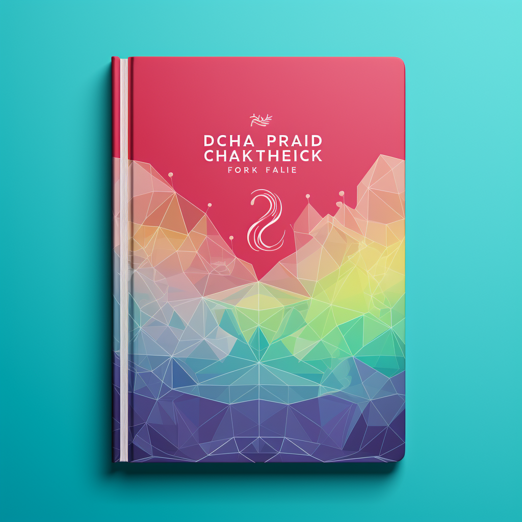 Colorful health tracker book cover