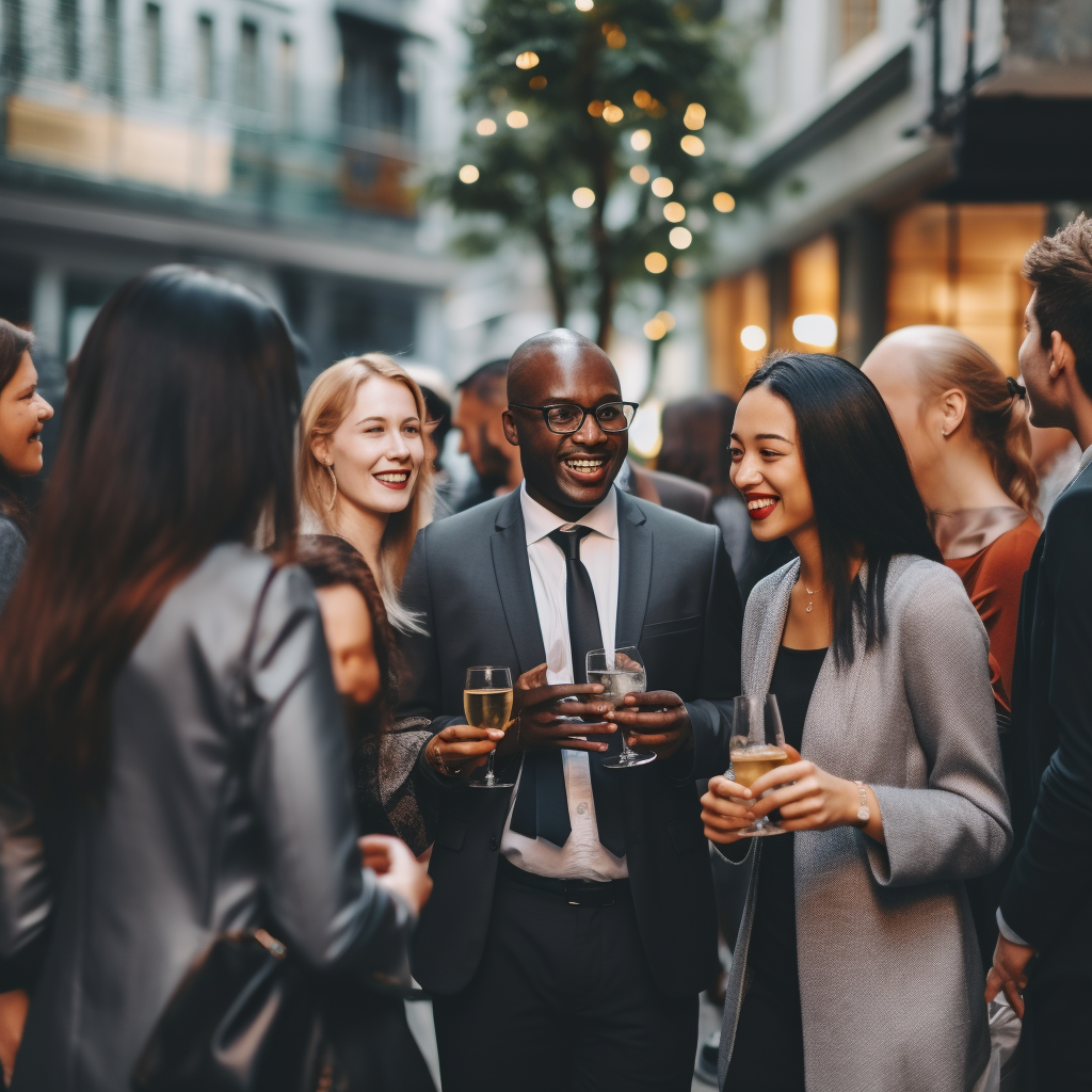 Healthcare Staffing Networking in Urban Area with Diverse Attendees