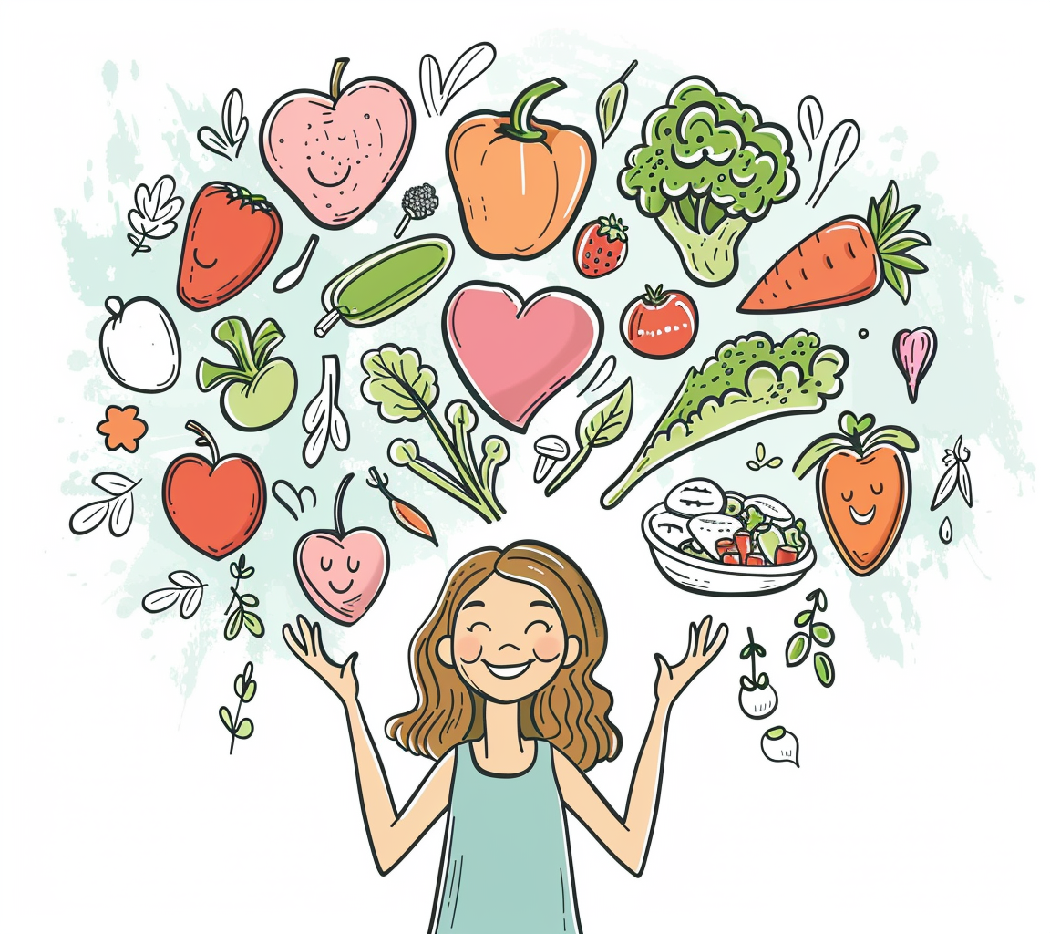 High Quality Healthy Lifestyle Illustration