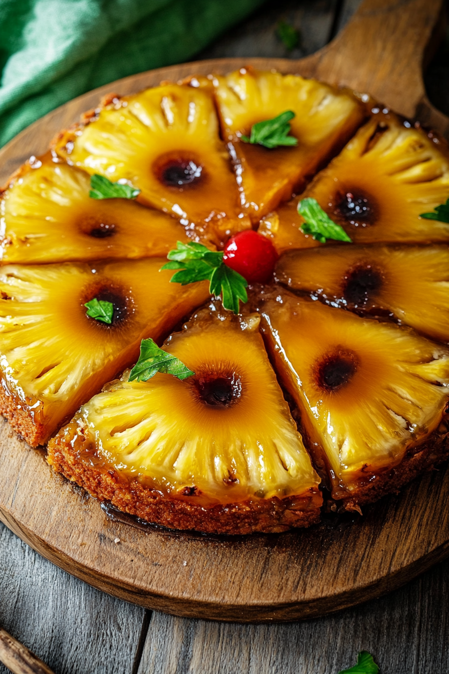 Pineapple Desserts Background Photo