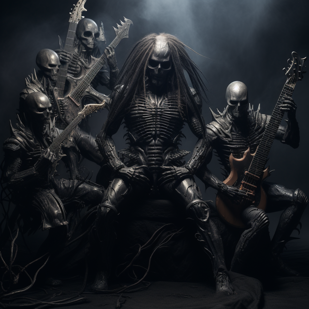 Dark, Giger-inspired heavy metal band