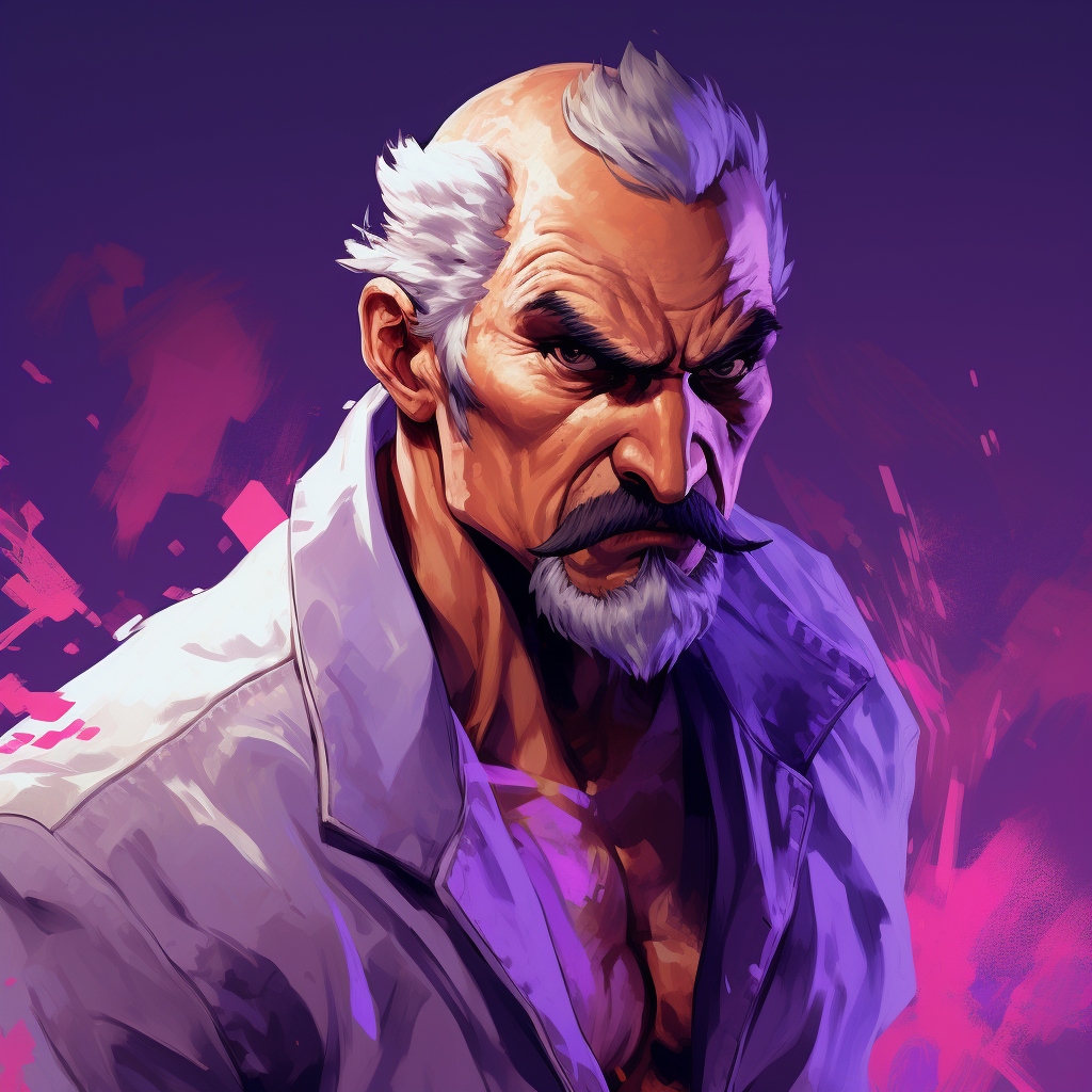 Heihachi Mishima Angry Fighter Image