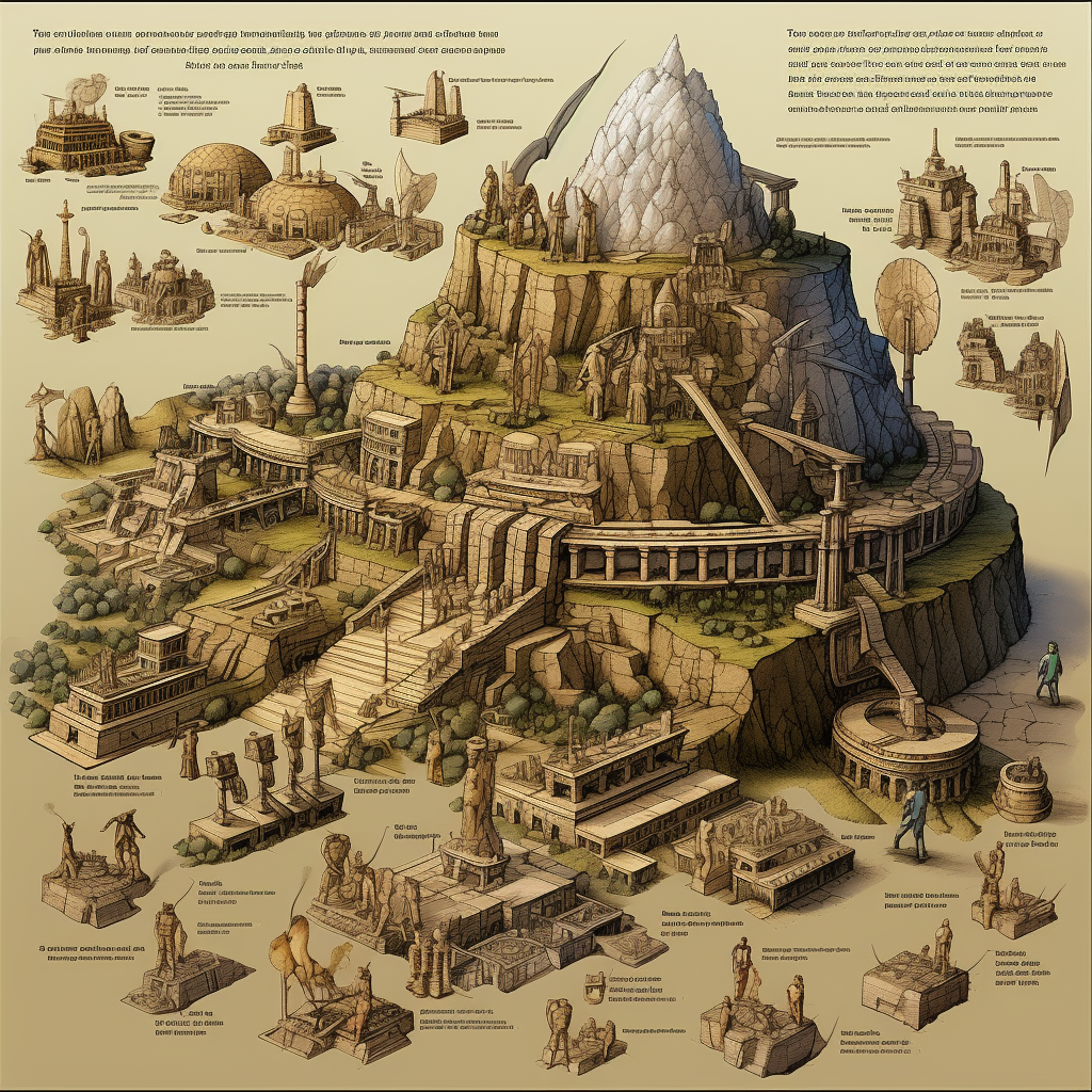 Illustration of a hemp-based civilization