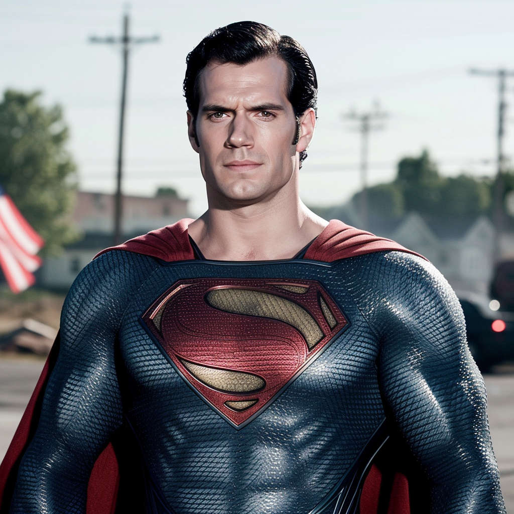 Henry Cavill as Man of Steel