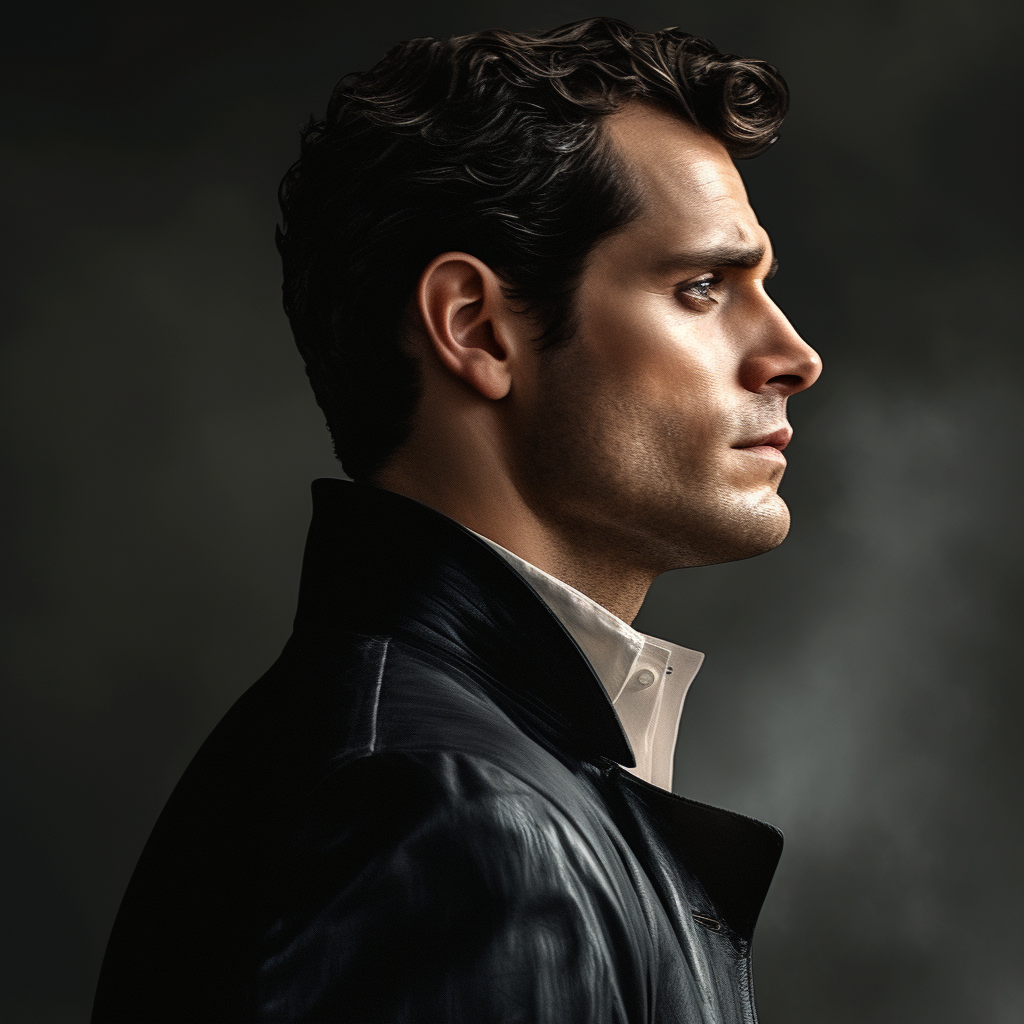 Henry Cavill side view actor photo