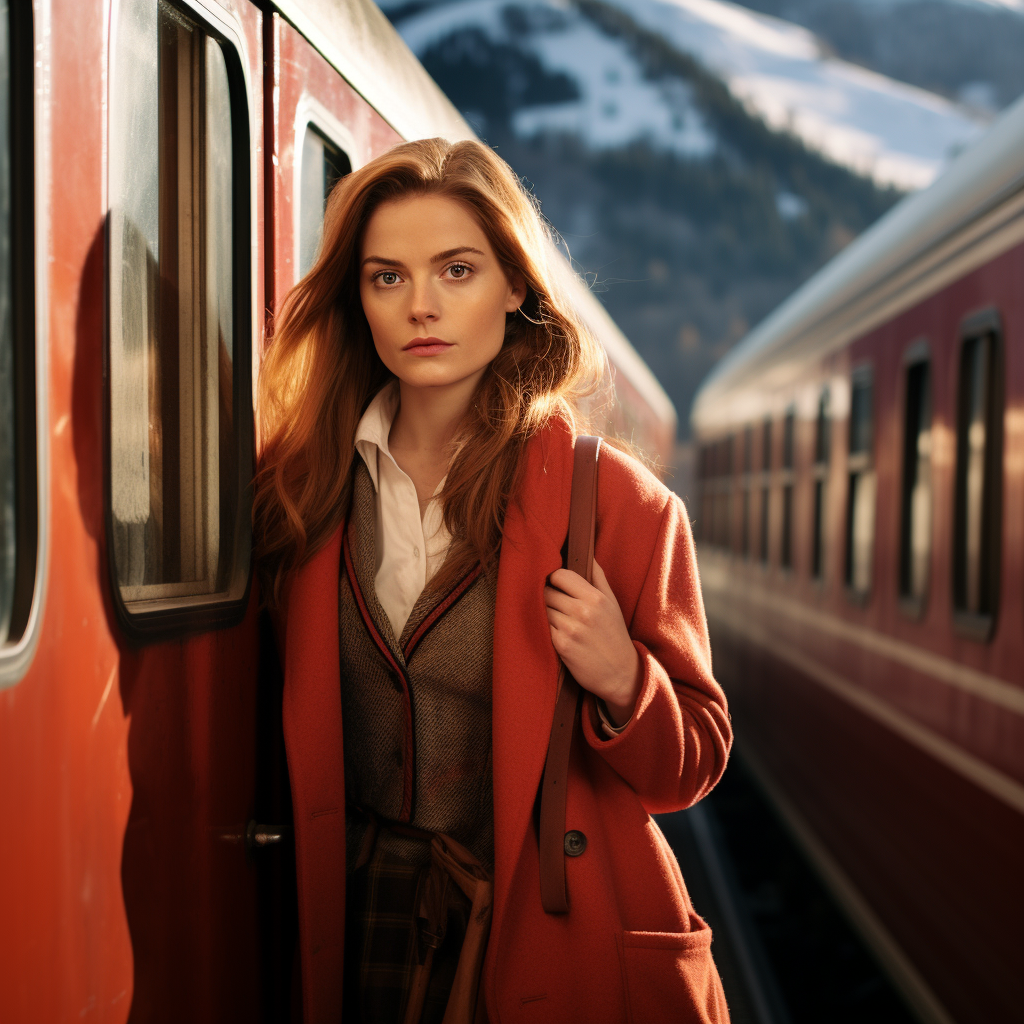 Hermoine Granger at Swiss Train Company