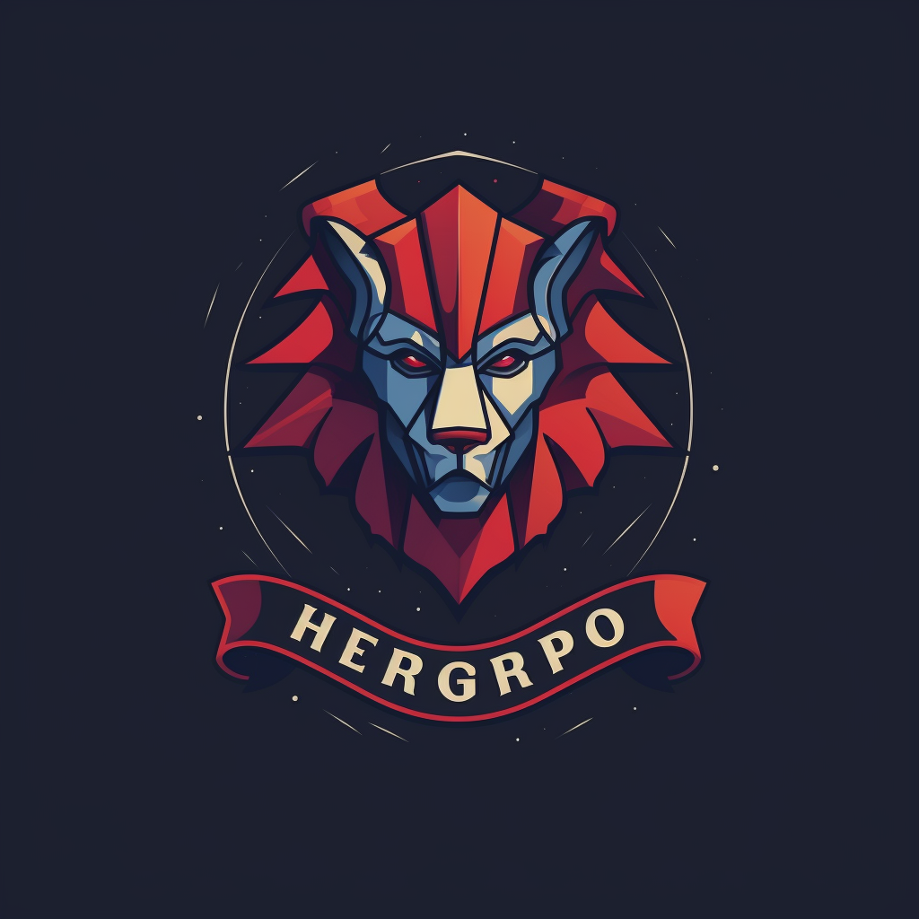 Circus-style Hero group logo