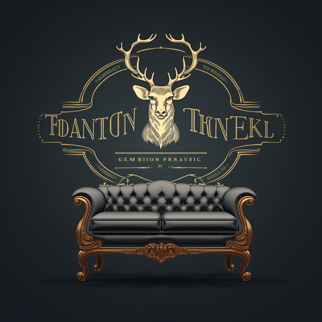 Vector logo of a high-end design furniture brand