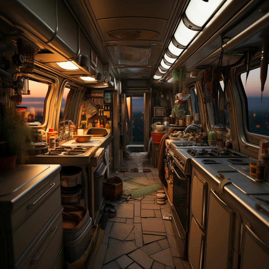 Kitchen on a highway