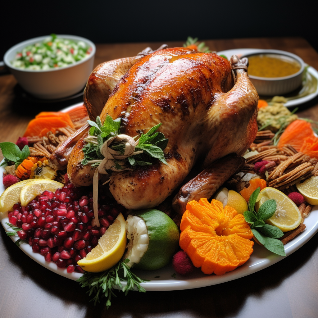 Funny Thanksgiving dish preparation with step-by-step guide