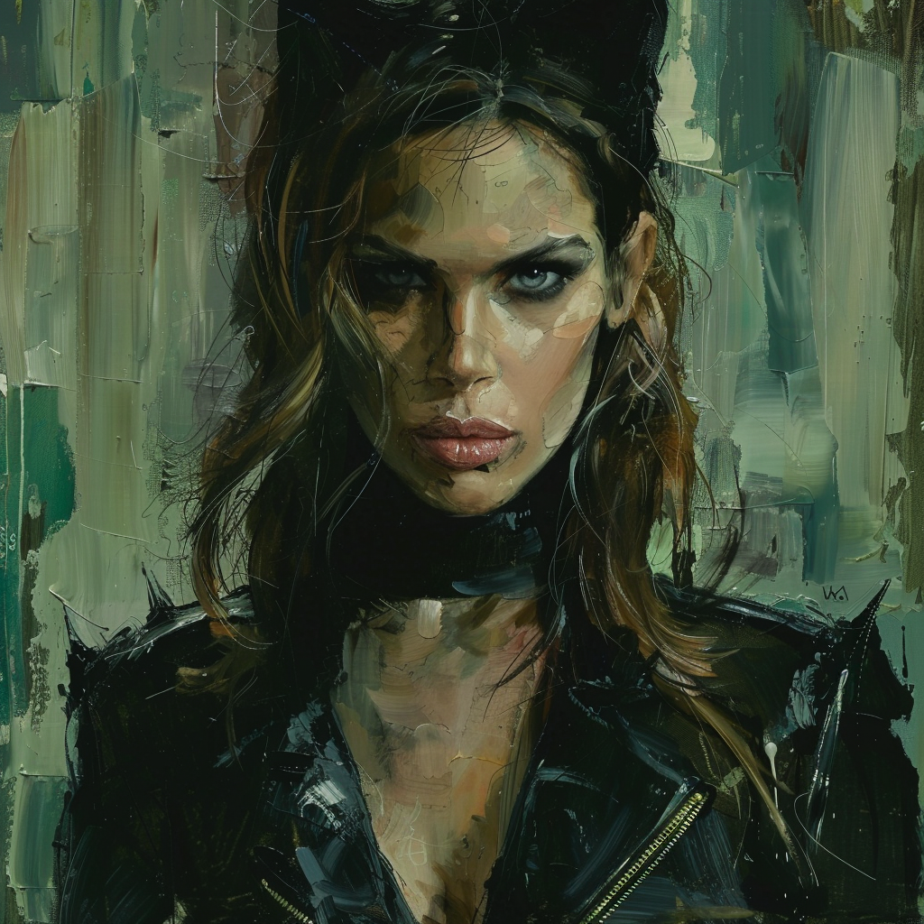 Hilary Swank Cat Woman Costume