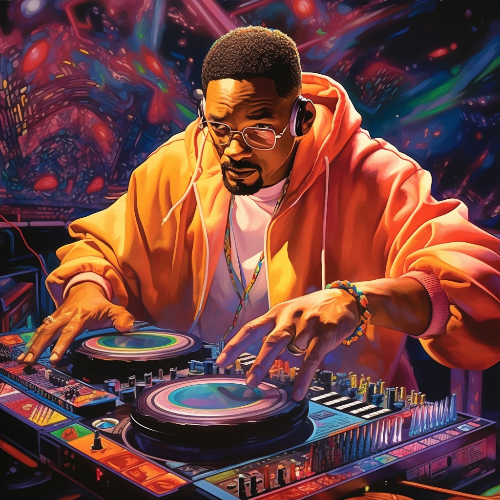 90's hip-hop DJ scene