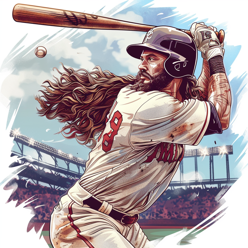 hippie jesus baseball homerun