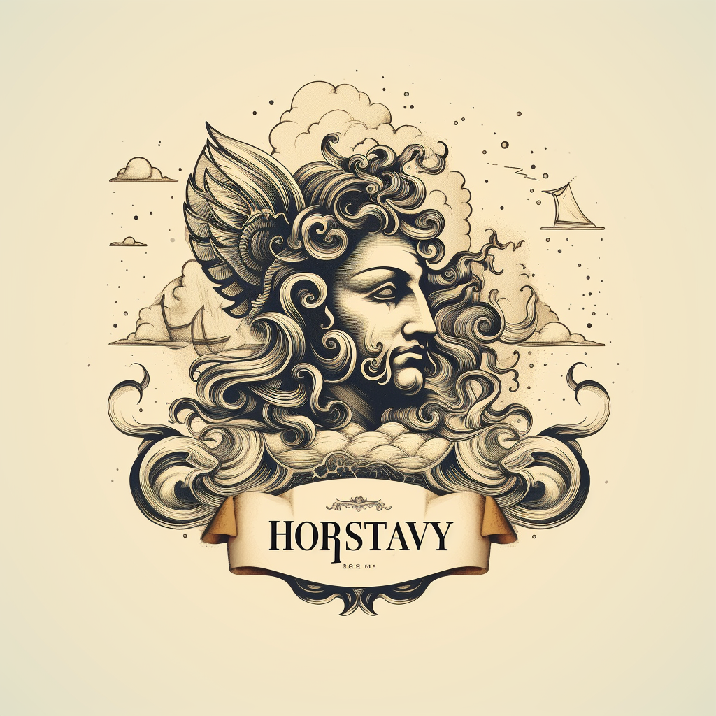 Logo blending history and mythology