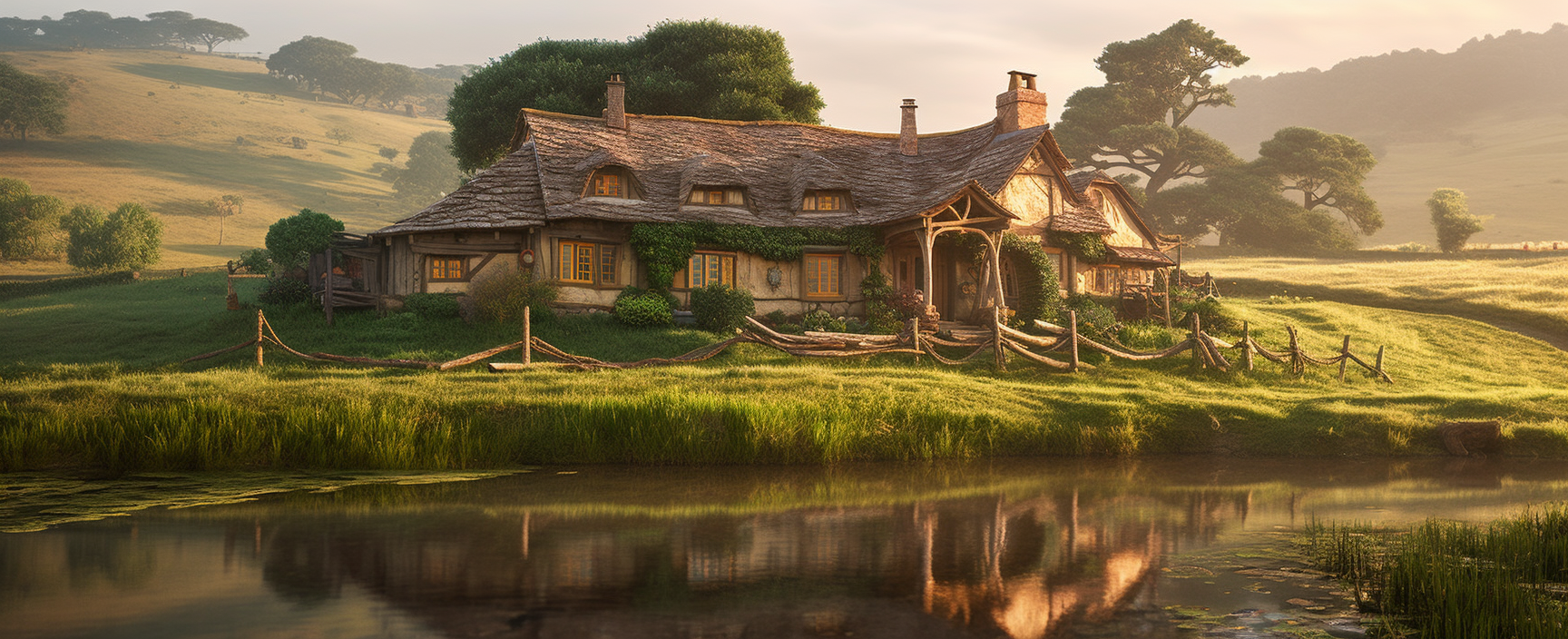 Hobbiton Movie Set in New Zeeland