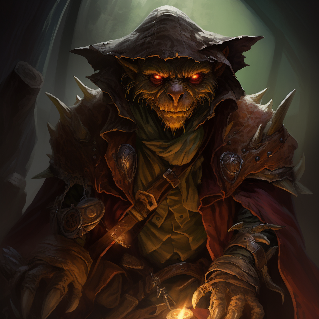 Hobgoblin rogue fantasy character image