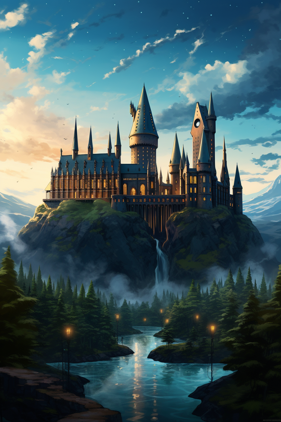 Harry Potter's iconic Hogwarts School image