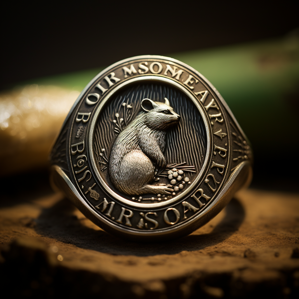 Hoheiser Matusiak seal emblem with badger