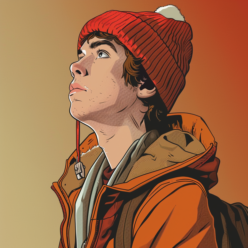 Holden Caulfield in Dan Clowes Style